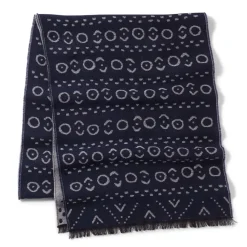 African Geometric Patterns Unisex Wool-Blend Scarf