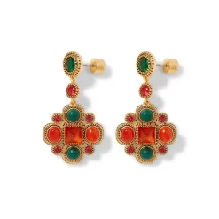 Algerian Cluster Drop Earrings