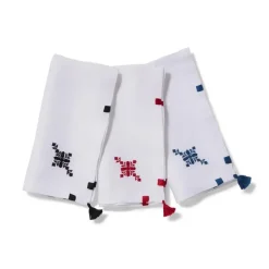 Alnour Moroccan Motif Embroidered Napkin Set