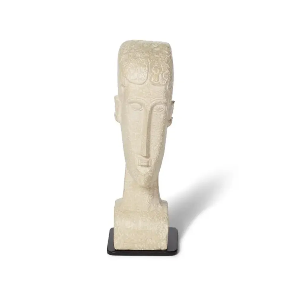 Amedeo Modigliani: Medium Stone Tete Sculpture