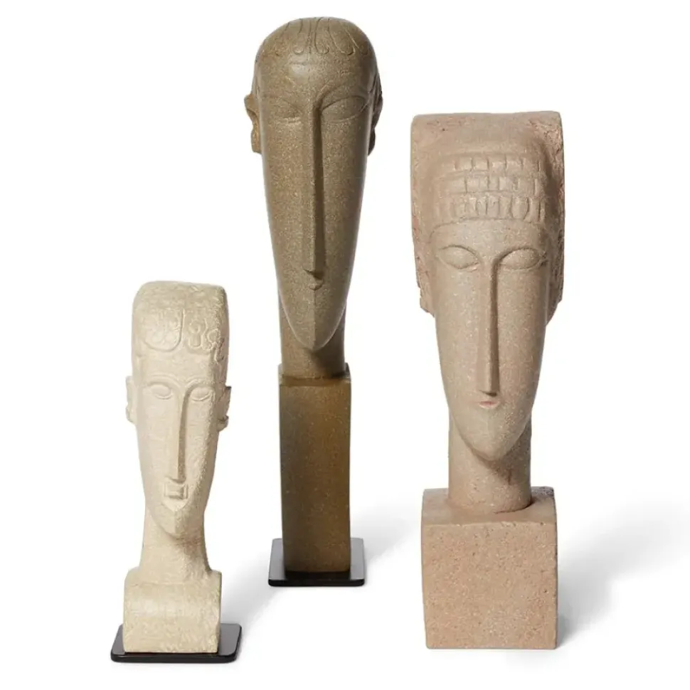 Amedeo Modigliani: Tete Sculpture Set