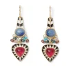 Atef Crown Statement Drop Earrings