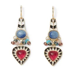 Atef Crown Statement Drop Earrings