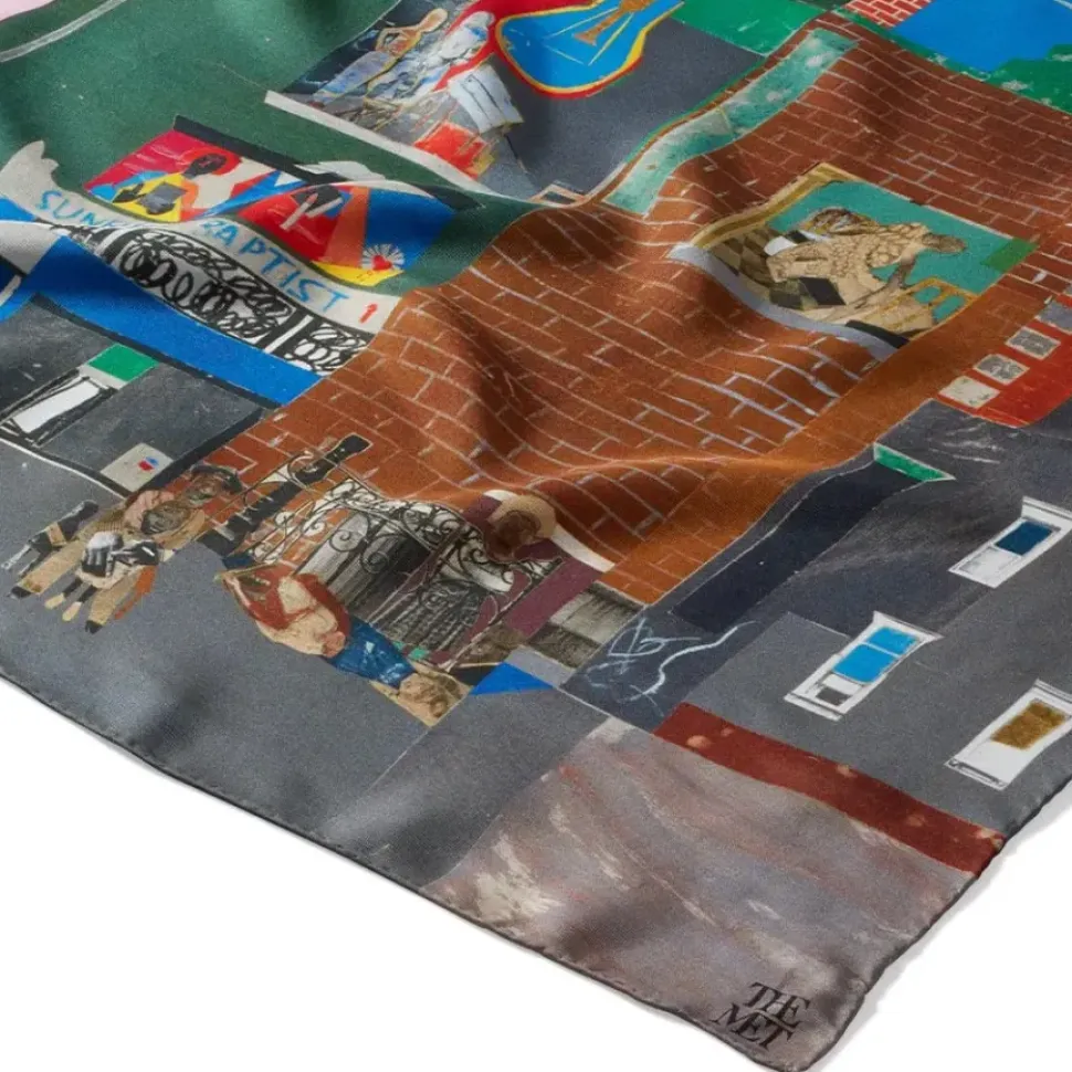 Bearden The Block Oblong Silk Scarf