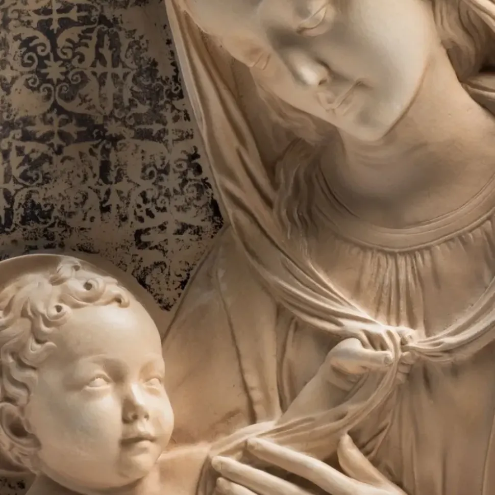 Benedetto Da Maiano: Virgin And Child Plaque