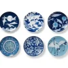 Blue & White Salad Plate Set