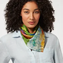 Bonnard Garden Square Silk Scarf
