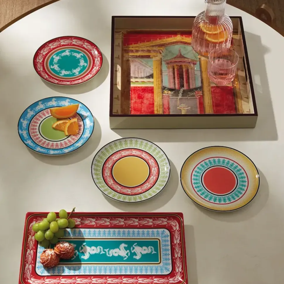 Boscoreale Fresco Wood Lacquer Tray