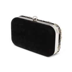British Floral Beaded Clutch