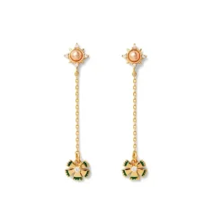 British Tree Of Life Drop Earrings