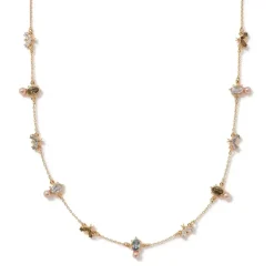 British Tree Of Life Long Charm Necklace