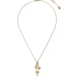 British Tree Of Life Triple-Charm Necklace