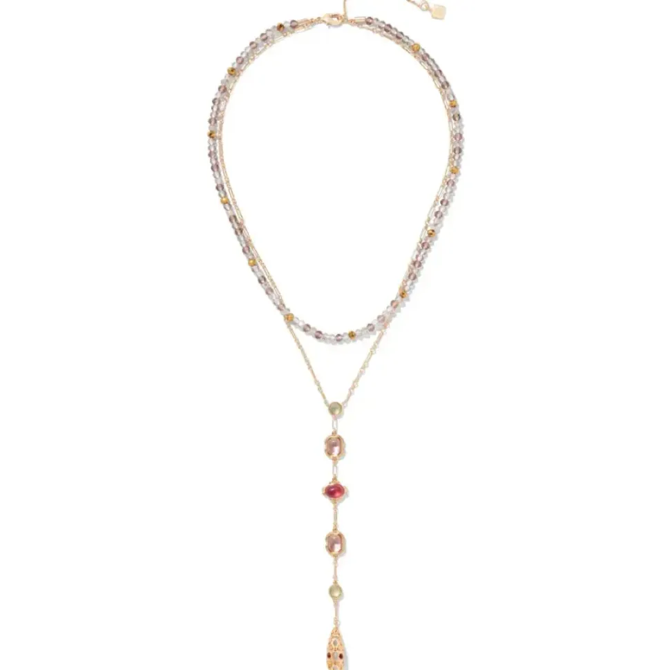 Cascading Gems Y-Necklace
