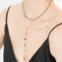 Cascading Gems Y-Necklace