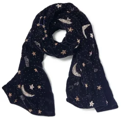 Celestial Beaded Scarf
