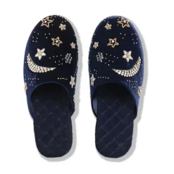 Celestial Beaded Slippers