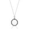 Celestial Octagonal Magnifier Pendant Necklace