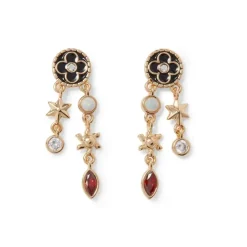 Celestial Symbols Chandelier Earrings