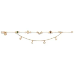 Celestial Symbols Double-Strand Bracelet