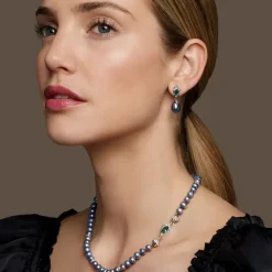 Chelsea Peacock Pearl Drop Earrings
