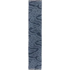 Chinese Cloud Reversible Unisex Wool Scarf