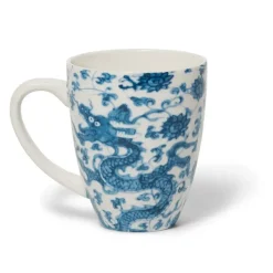 Chinese Dragon Covered Mug With Tea Infuser