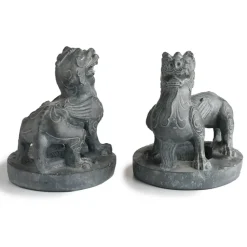 Chinese Guardian Figure Bookends