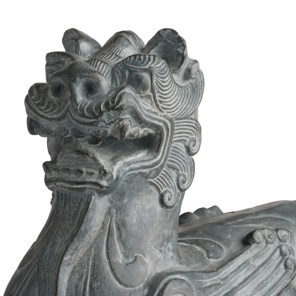 Chinese Guardian Figure Bookends