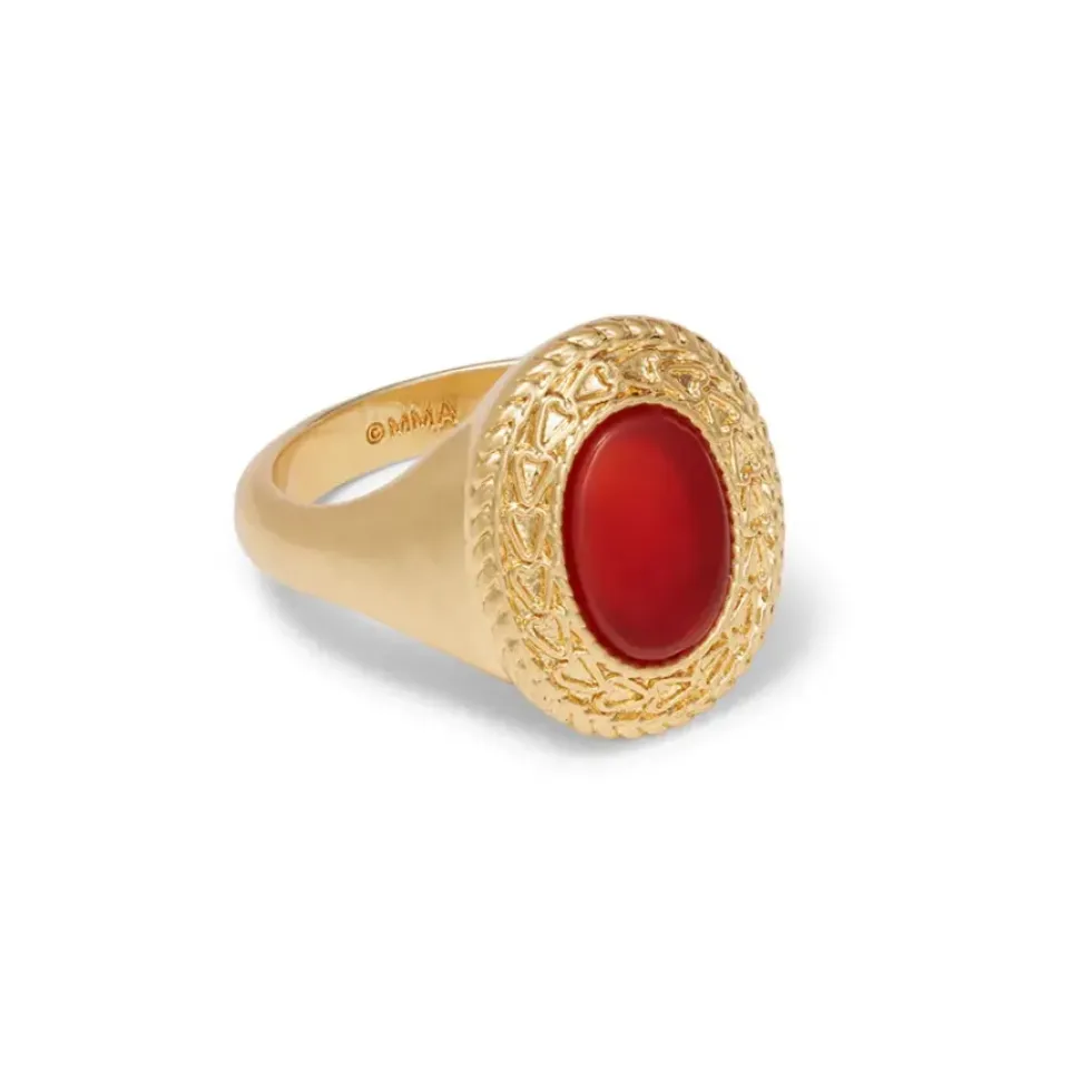 Classical Carnelian Signet Ring