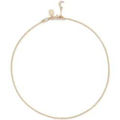 Crescent Moon Cable Chain Choker