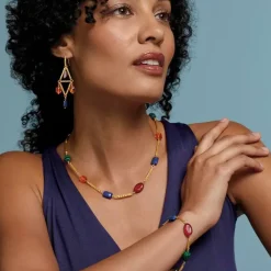 Cypriot Gems Chandelier Earrings