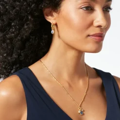 Cypriot Twist Hoop Earrings With Removable Charms