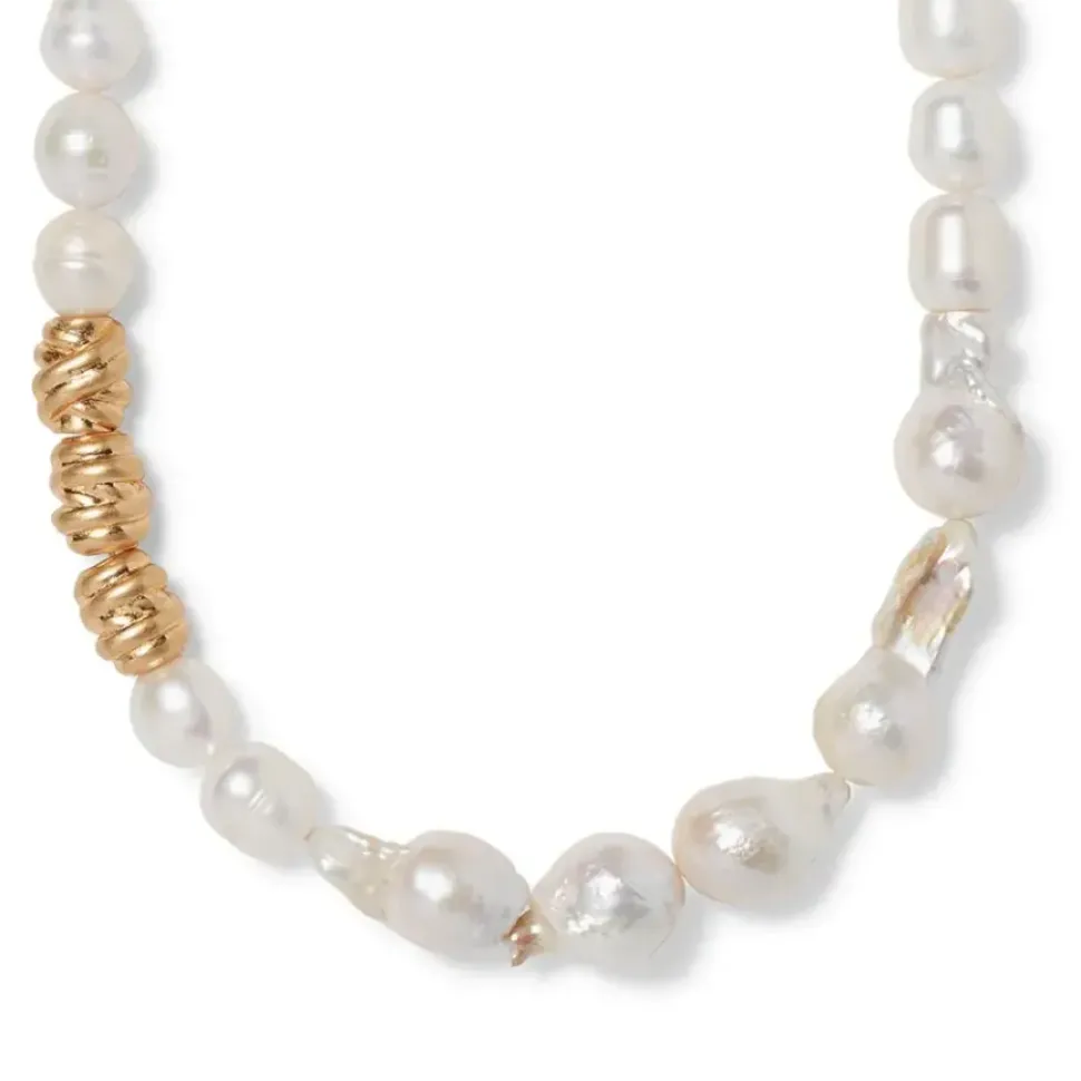 Cypriot Twist Pearl Necklace