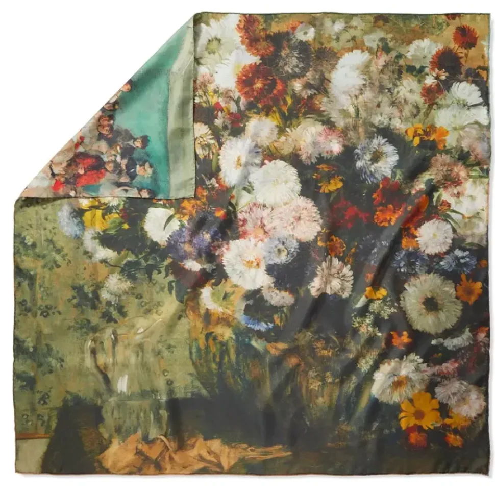 Degas Impressions Double-Sided Square Silk Scarf