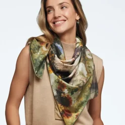 Degas Impressions Double-Sided Square Silk Scarf