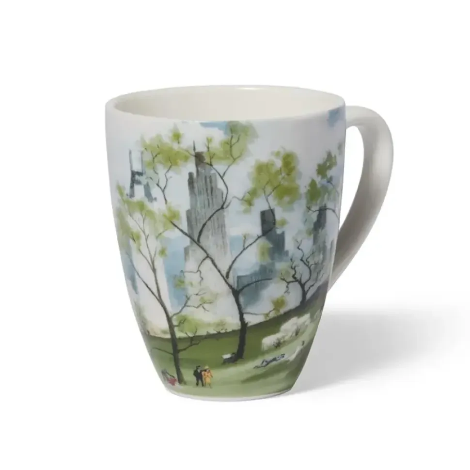 Dehn Spring In Central Park Covered Mug With Tea Infuser