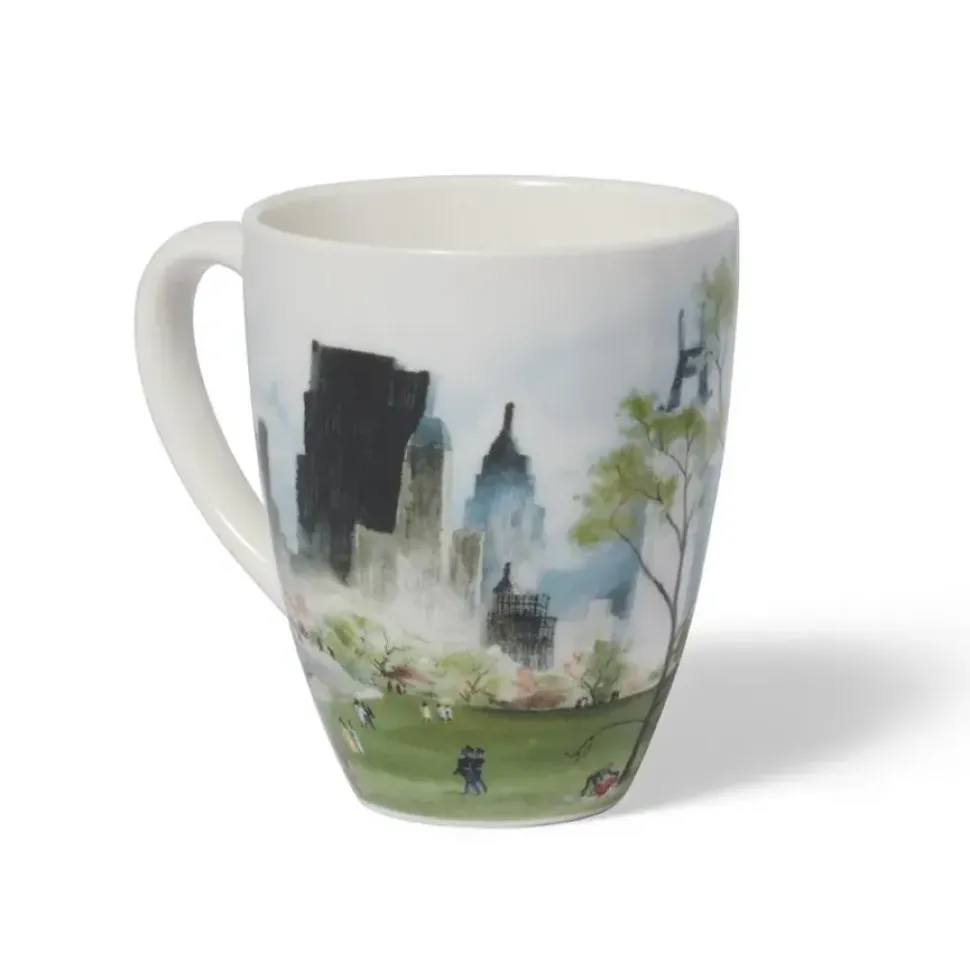 Dehn Spring In Central Park Covered Mug With Tea Infuser