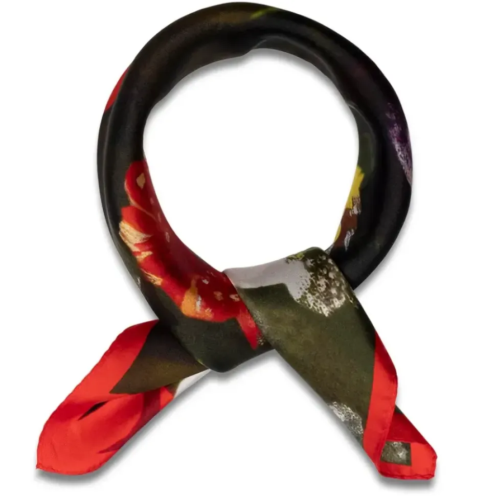 Delacroix Basket Of Flowers Neckerchief