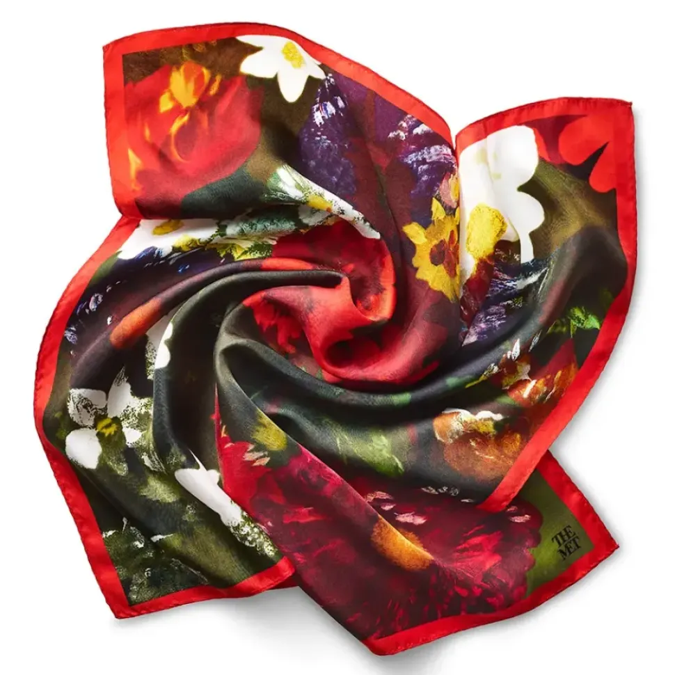 Delacroix Basket Of Flowers Neckerchief