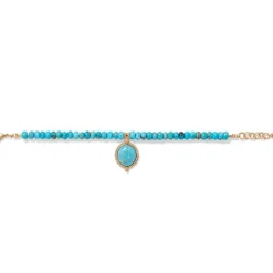 Egyptian Hathor Turquoise Bracelet