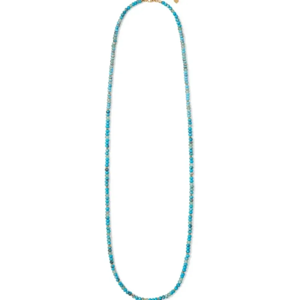 Egyptian Hathor Turquoise Long Necklace