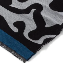 Egyptian Swirled Glass Unisex Oblong Jacquard Scarf