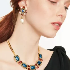 Ellen Jeweled Necklace