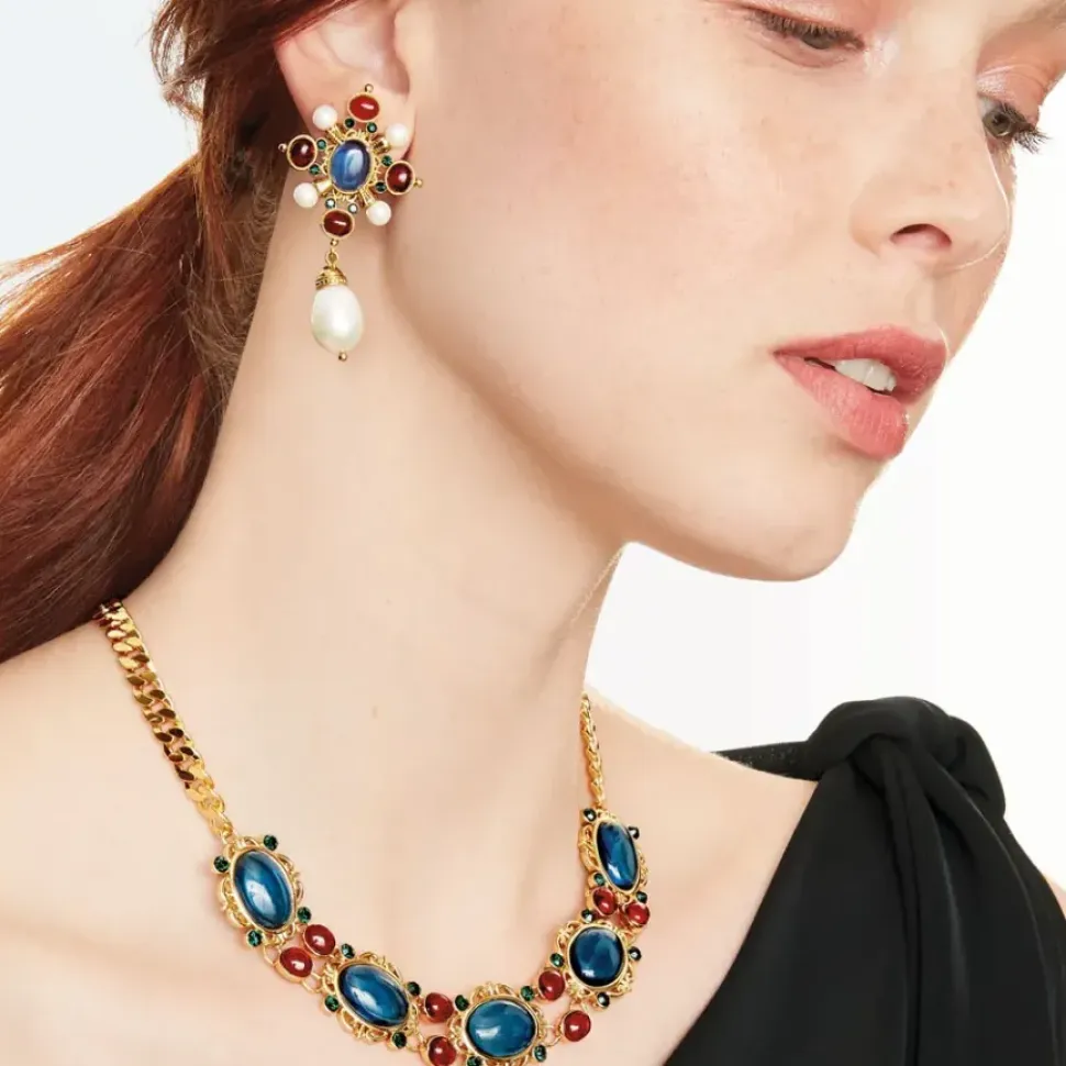 Ellen Jeweled Necklace