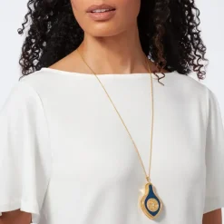 French Loupe Magnifier Pendant Necklace