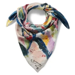 Georges Braque Boats On The Beach At L'Estaque Square Silk Scarf