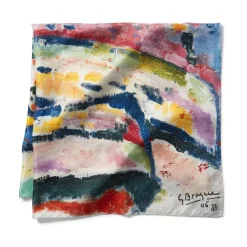 Georges Braque Boats On The Beach At L'Estaque Square Silk Scarf