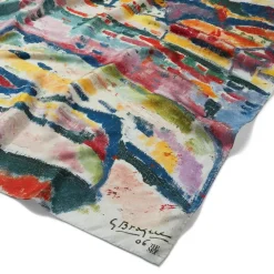 Georges Braque Boats On The Beach At L'Estaque Square Silk Scarf