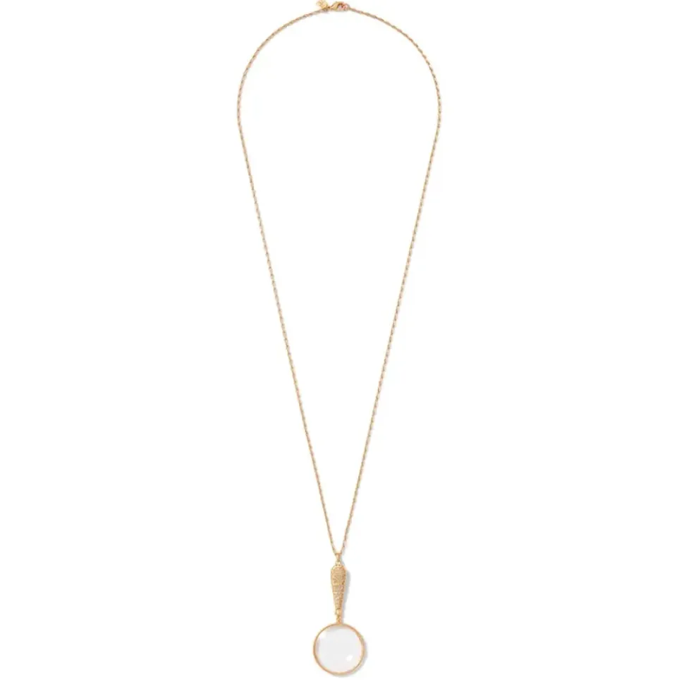 Gilded Age Magnifier Pendant Necklace