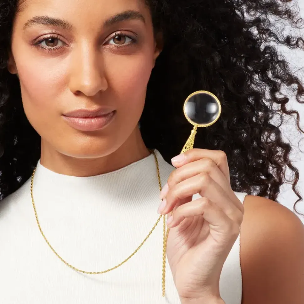 Gilded Age Magnifier Pendant Necklace